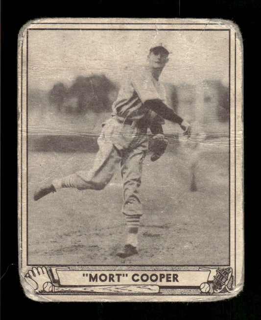 1940 Play Ball #113 Mort Cooper St. Louis Cardinals Poor CS26017513