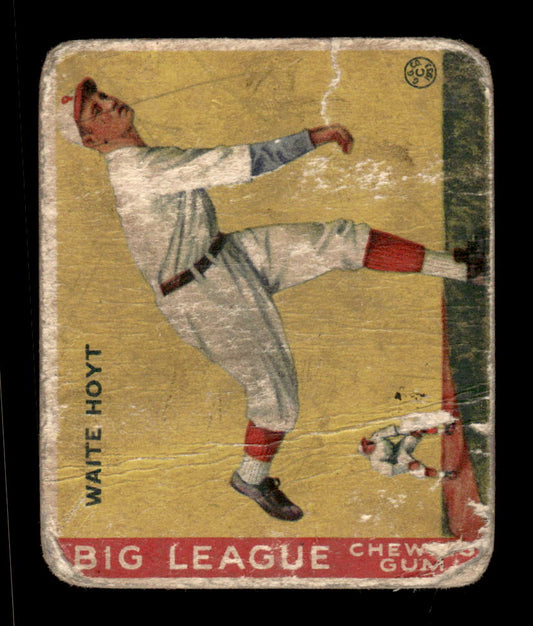 1933 Goudey (R319) #60 Waite Hoyt Pittsburgh Pirates LOW GRADE CS26017518