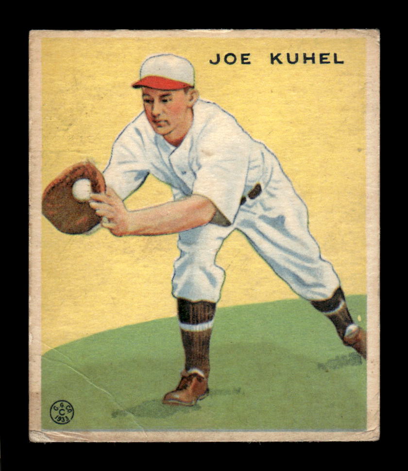 1933 Goudey (R319) #108 Joe Kuhel Washington Senators Poor CS26017519