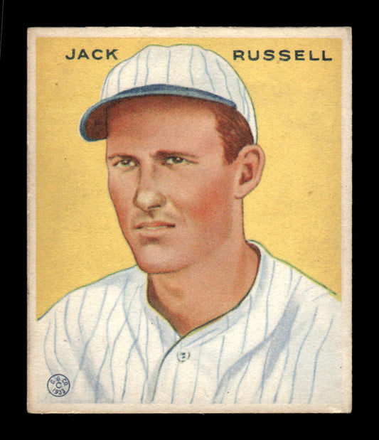 1933 Goudey (R319) #123 Jack Russell Washington Senators LOW GRADE CS26017520