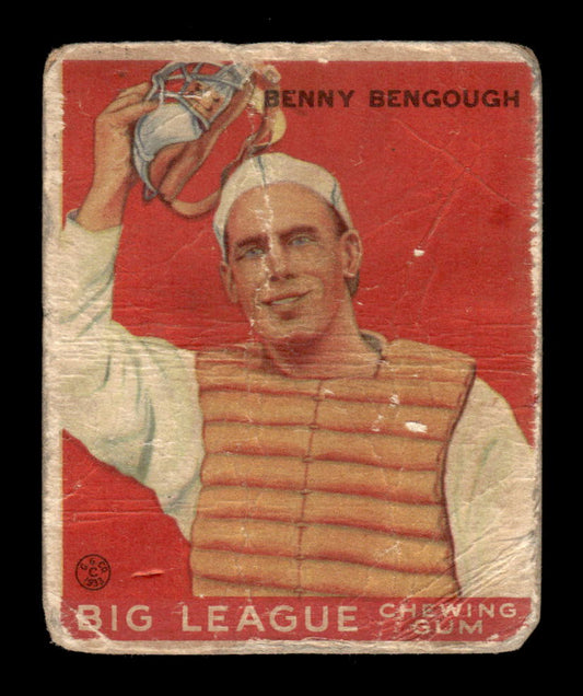 1933 Goudey (R319) #1 Benny Bengough St. Louis Browns Poor CS26017524