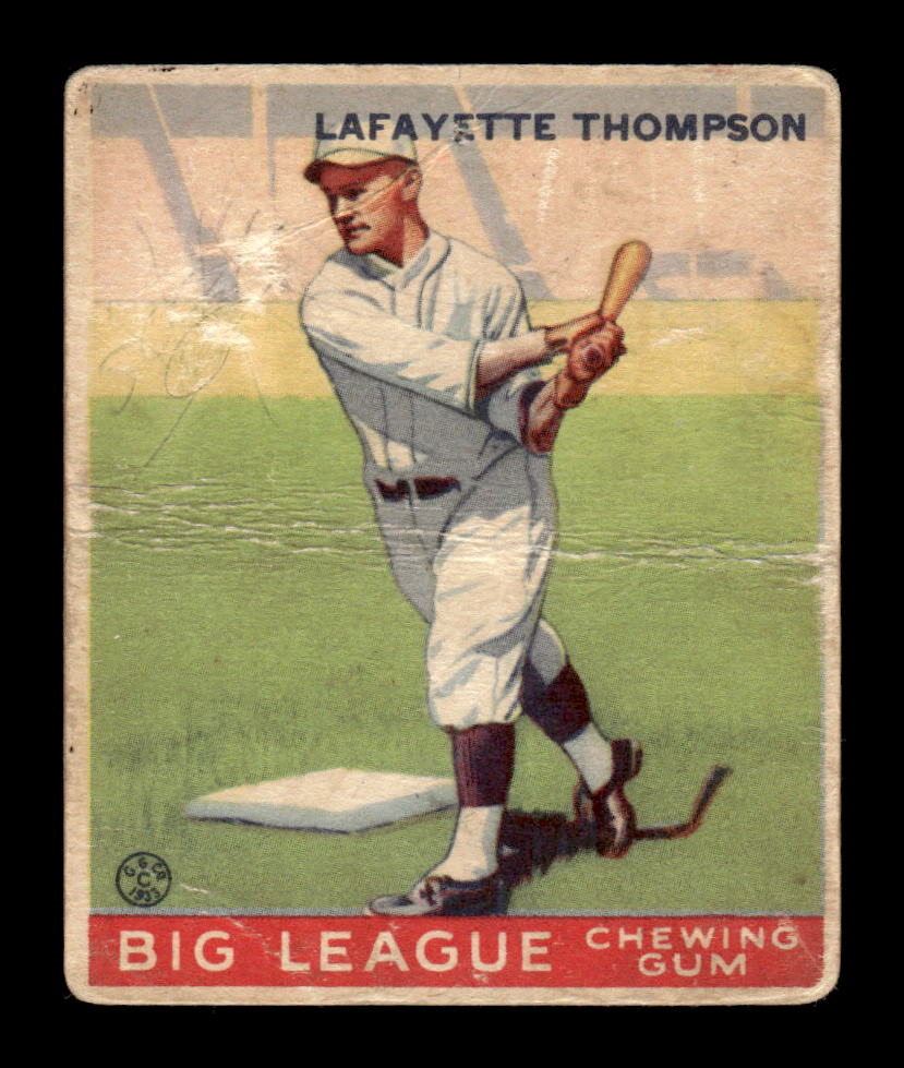 1933 Goudey (R319) #13 Lafayette Thompson Brooklyn Dodgers Poor CS26017530