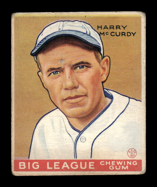 1933 Goudey (R319) #170 Harry McCurdy Philadelphia Phillies Poor CS26017531