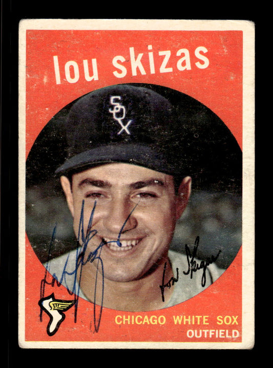 1959 Topps #328 Lou Skizas Chicago White Sox SIGNED ON CARD CS26017581