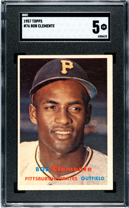 1957 Topps #76 Bob Clemente SGC 5 SN 6206622