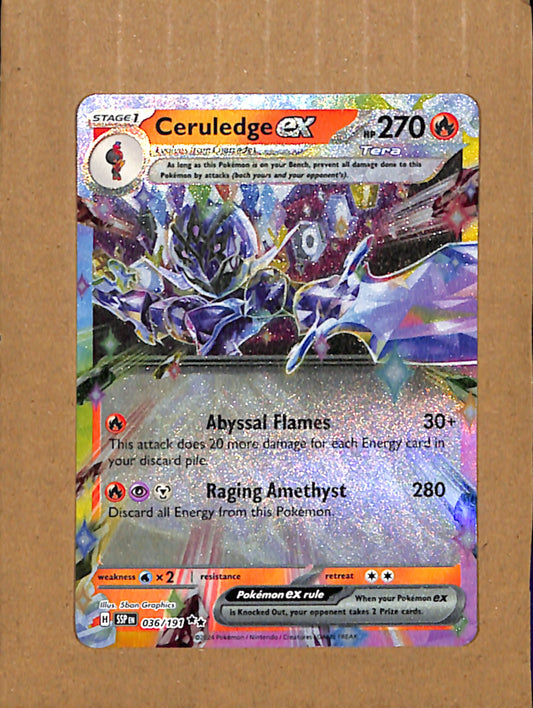 SV08: Surging Sparks #036/191 Ceruledge ex NMT CS26017767