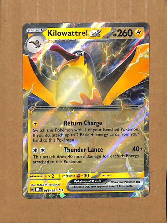 SV08: Surging Sparks #068/191 Kilowattrel ex NMT CS26017772