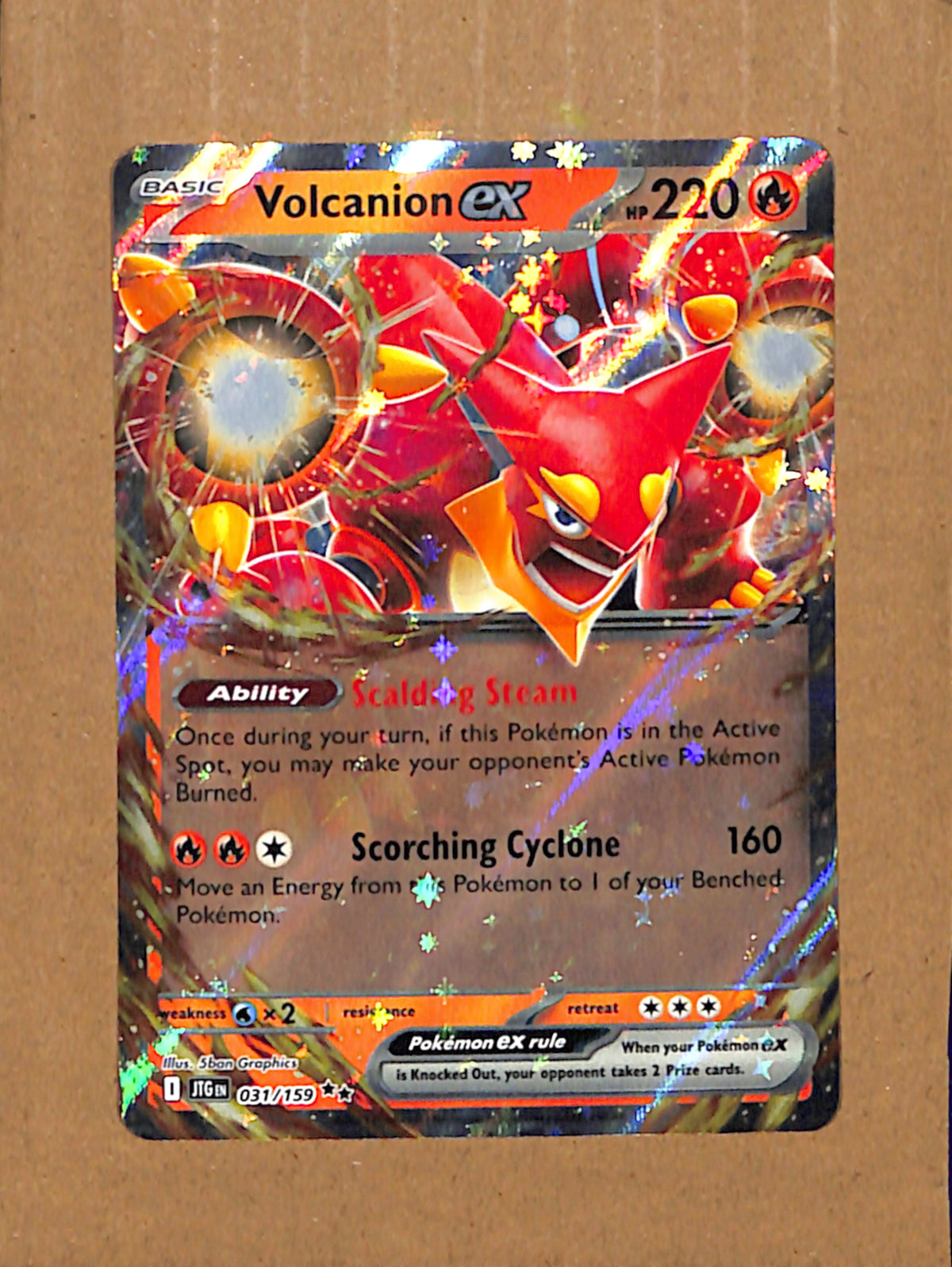 SV09: Journey Together #031/159 Volcanion ex NMT CS26017774