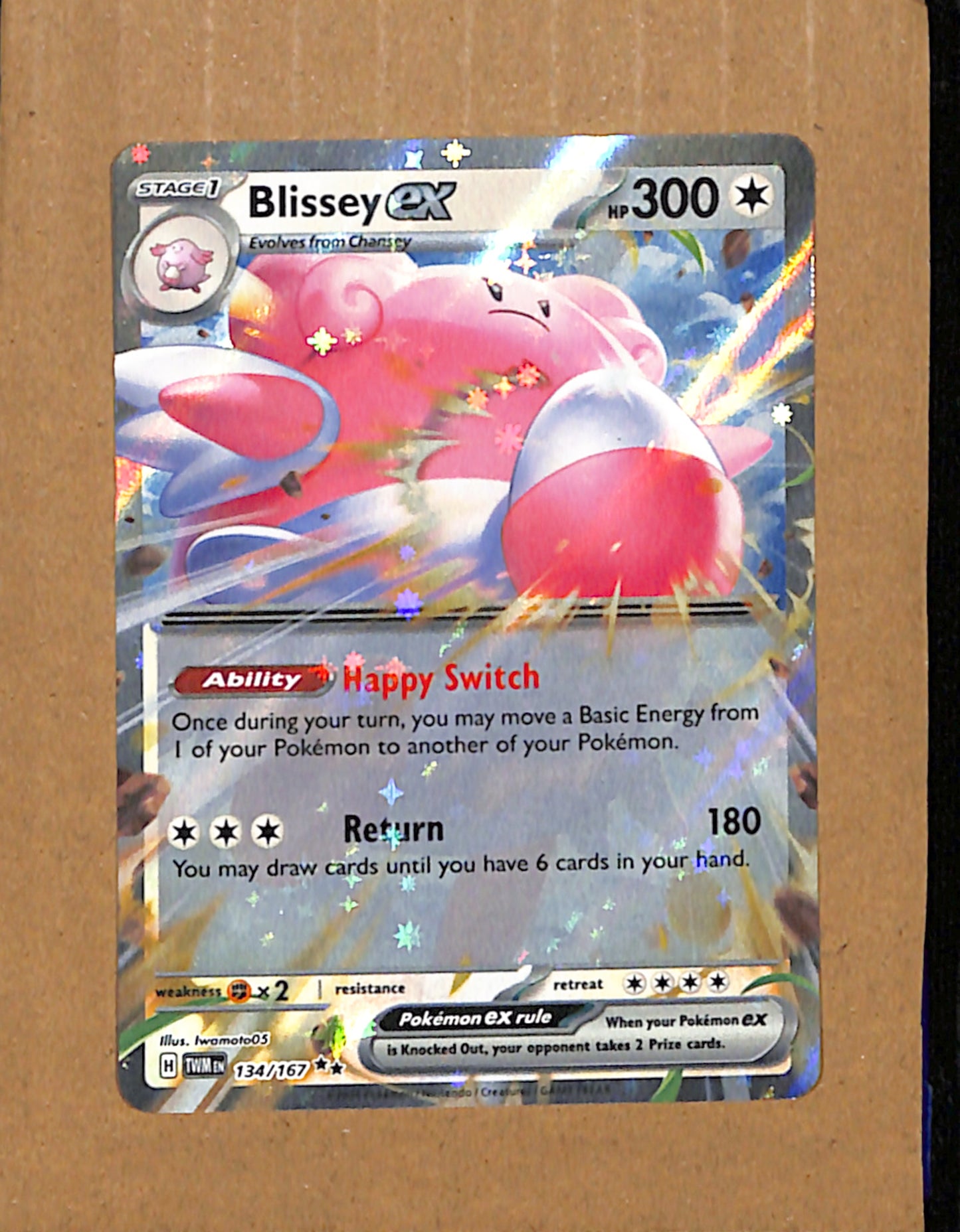 SV06: Twilight Masquerade #134/167 Blissey ex NMT CS26017777