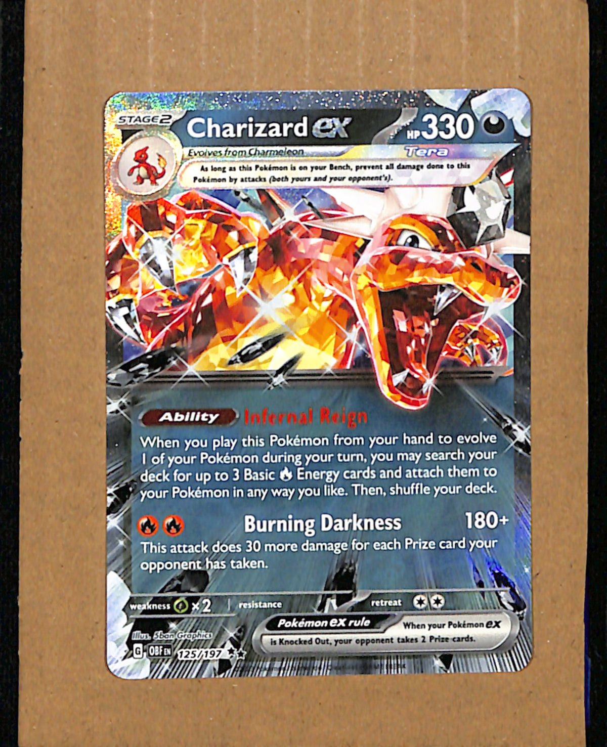 SV03: Obsidian Flames #125/197 Charizard ex NMT CS26017778