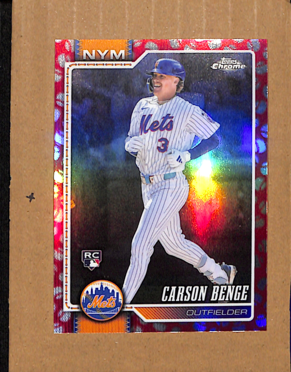 2026 Topps Chrome #87 Carson Benge New York Mets NMT CS26017792