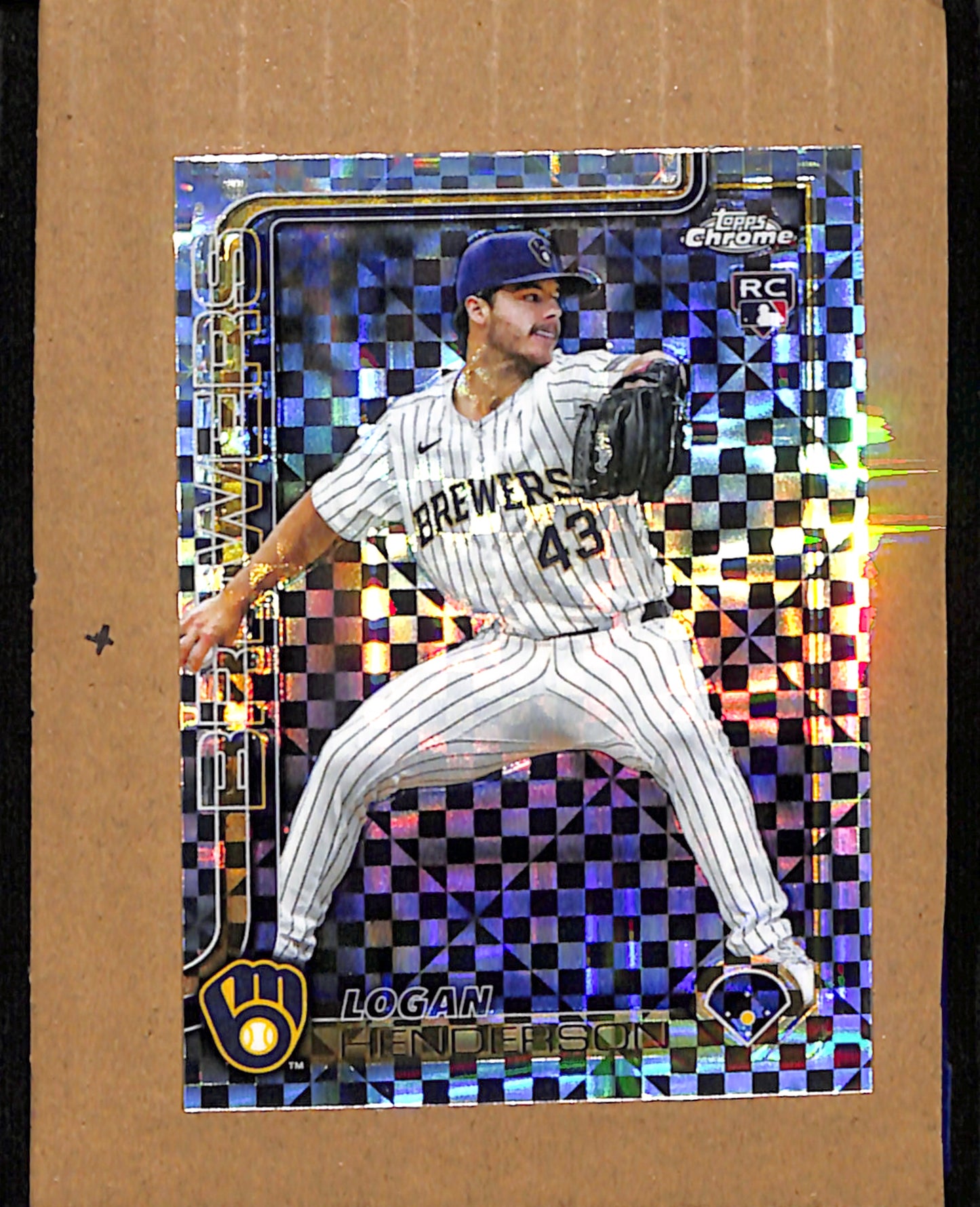 2025 Topps Chrome Update #USC65 Logan Henderson Milwaukee Brewers NMT CS26017795