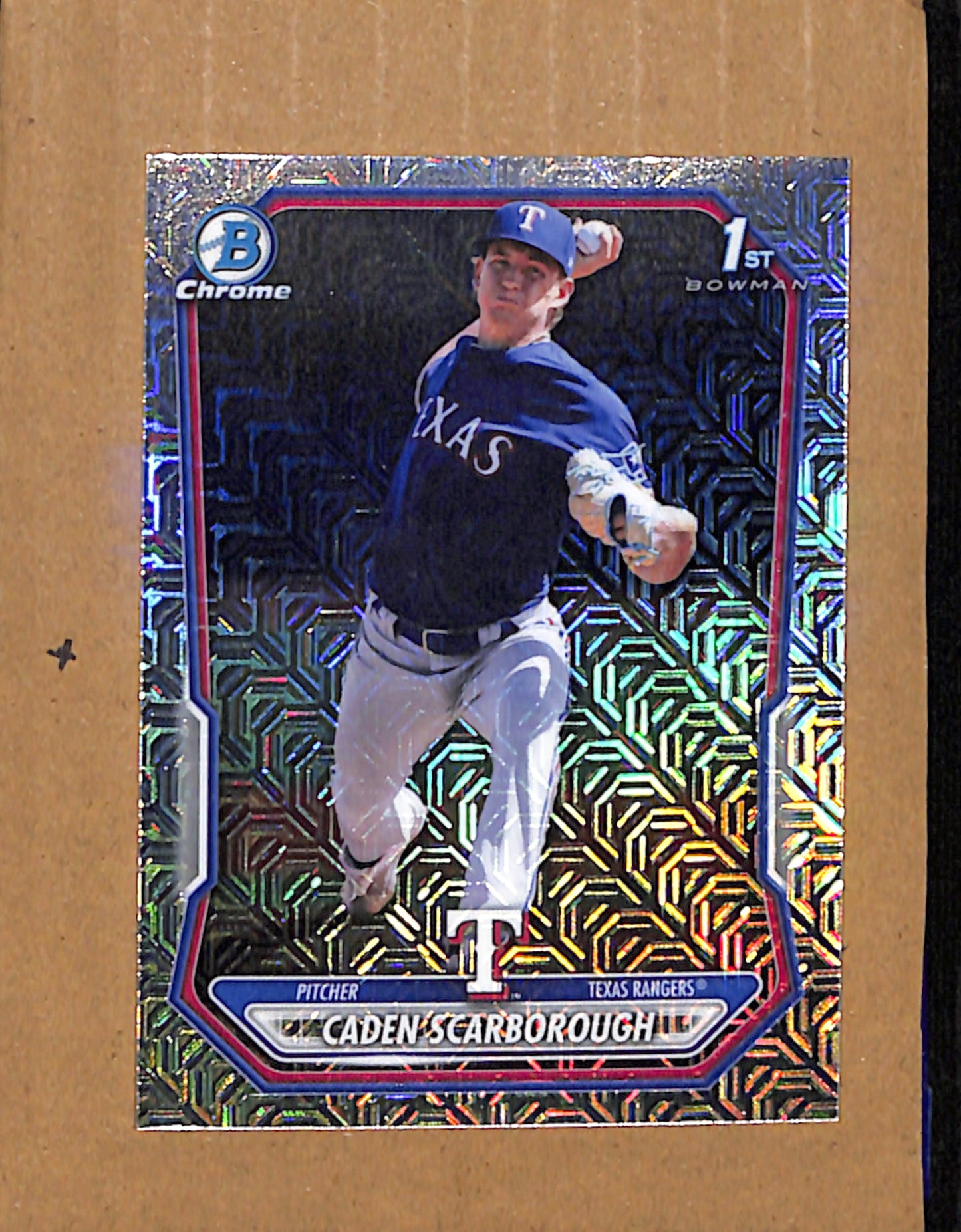 2026 Bowman #BCP-17 Caden Scarborough Texas Rangers NMT CS26017803