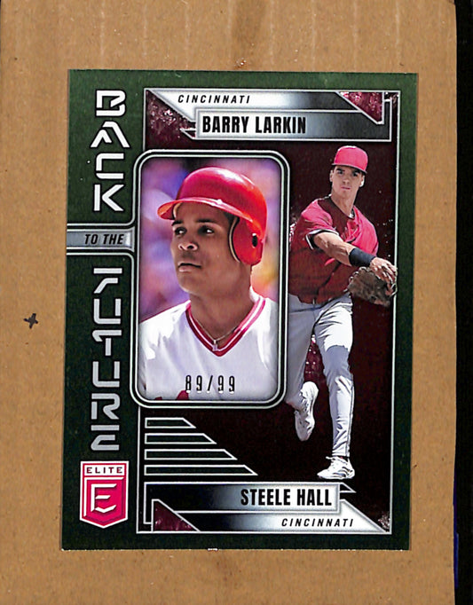 2026 Donruss Elite #6 Barry Larkin / Steele Hall Cincinnati Reds NMT CS26017809