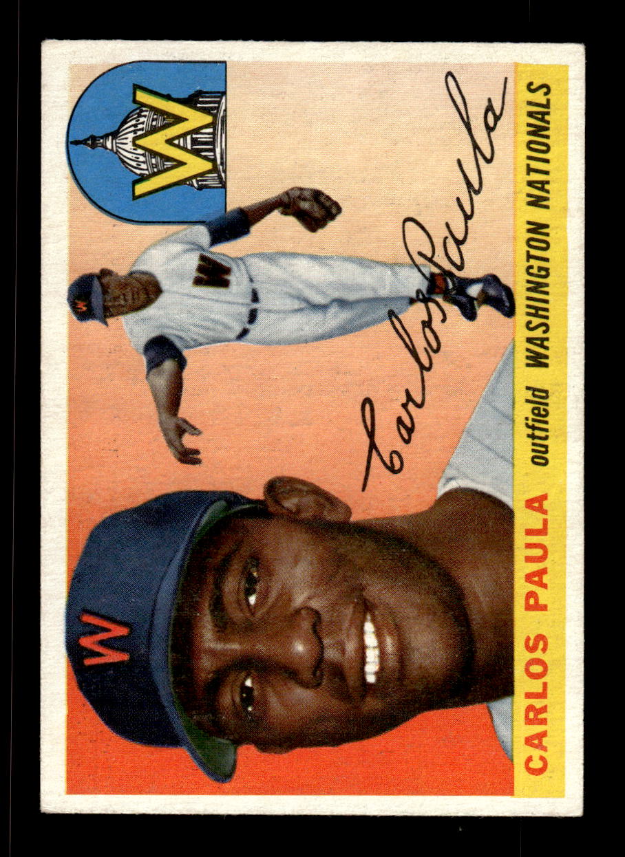 1955 Topps #97 Carlos Paula Washington Senators VG CS26017811
