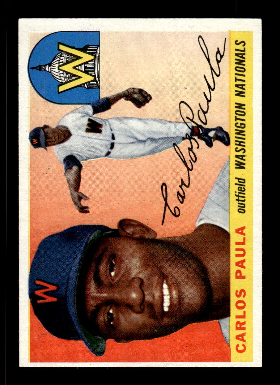 1955 Topps #97 Carlos Paula Washington Senators VG CS26017812