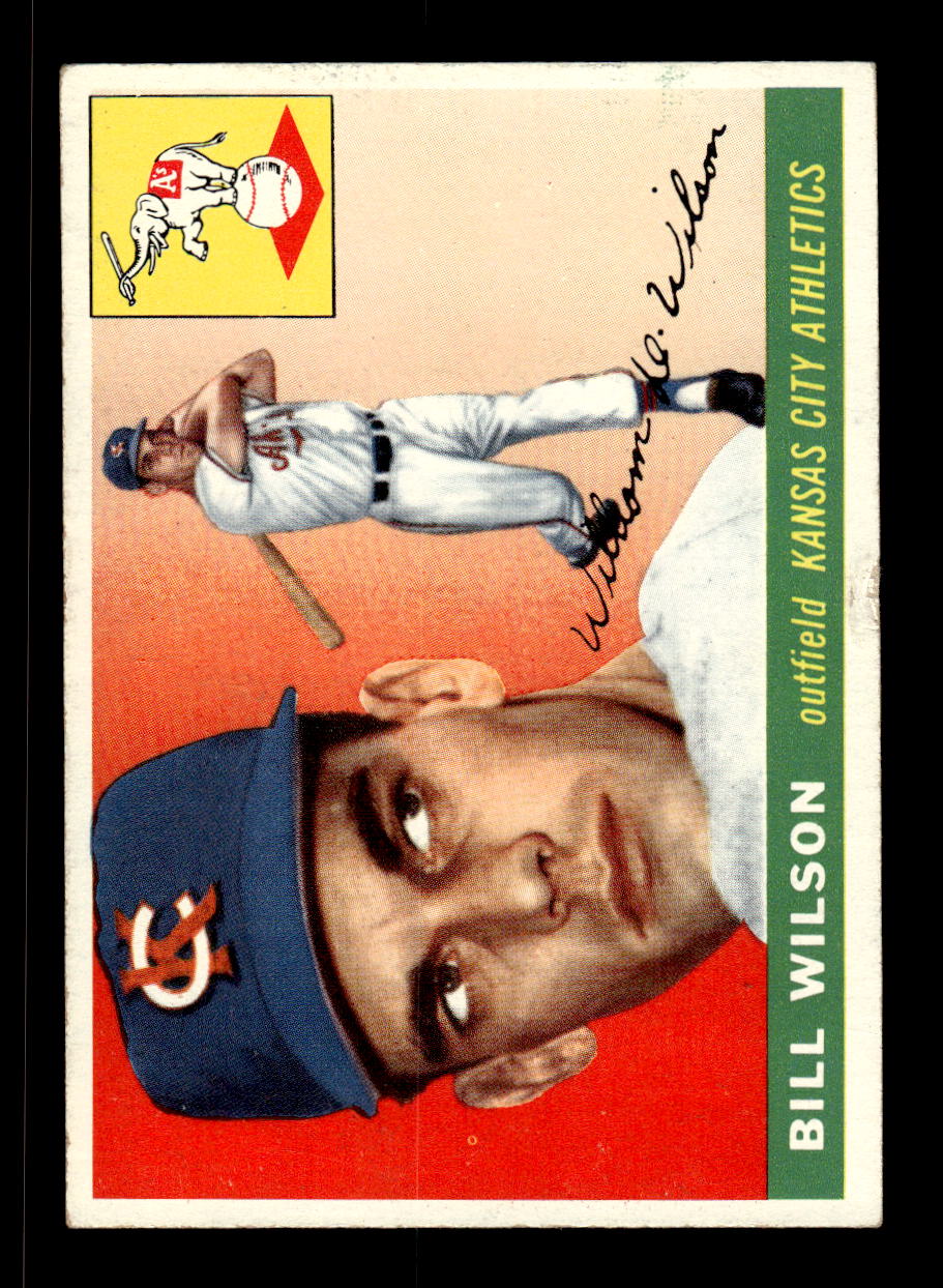 1955 Topps #86 Bill Wilson Kansas City Athletics VG CS26017832