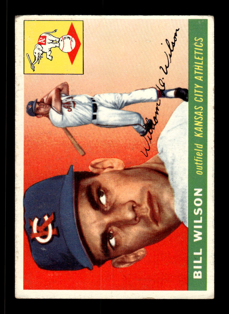 1955 Topps #86 Bill Wilson Kansas City Athletics VG CS26017833