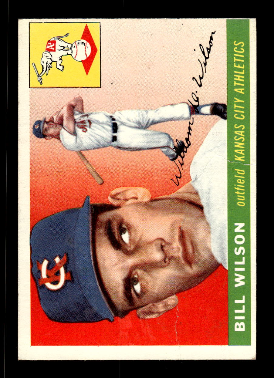 1955 Topps #86 Bill Wilson Kansas City Athletics VG CS26017834