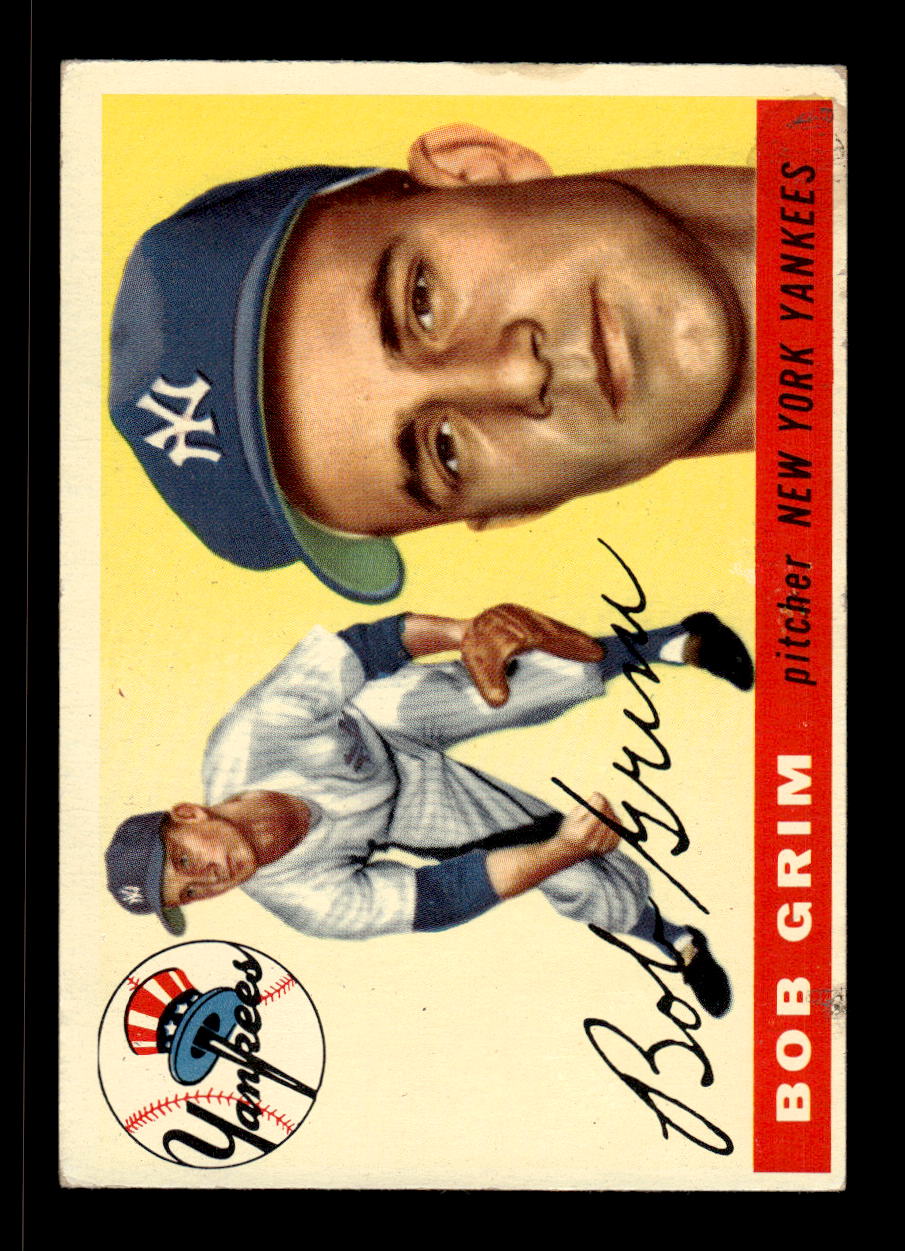 1955 Topps #80 Bob Grim New York Yankees VG CS26017841
