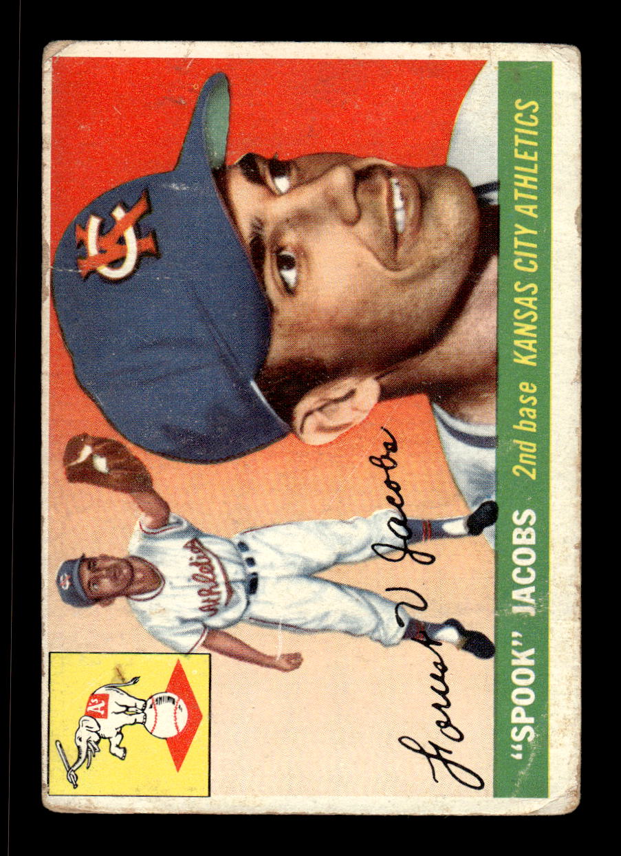 1955 Topps #61 Spook Jacobs Kansas City Athletics VG CS26017844