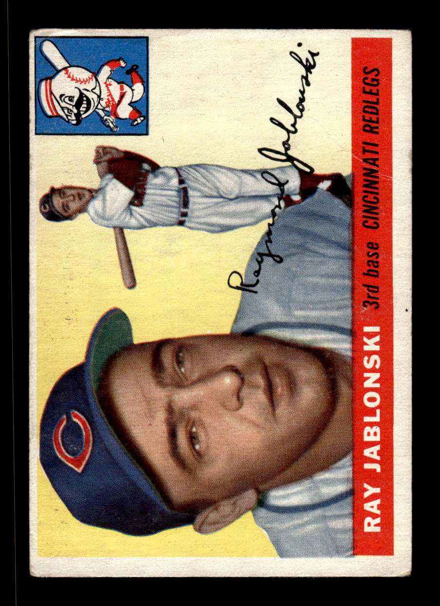 1955 Topps #56 Ray Jablonski Cincinnati Redlegs VG CS26017847