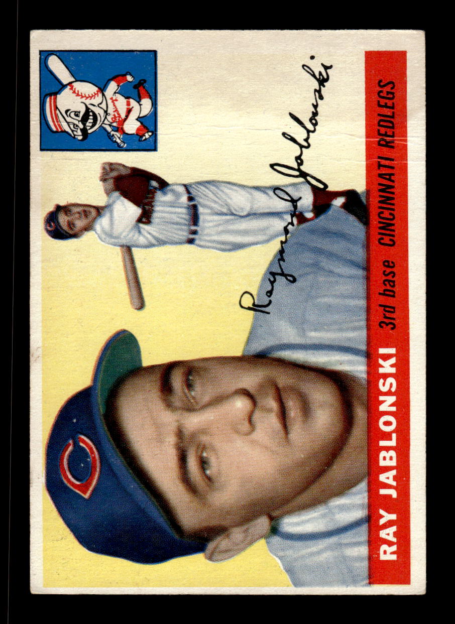 1955 Topps #56 Ray Jablonski Cincinnati Redlegs VG CS26017848