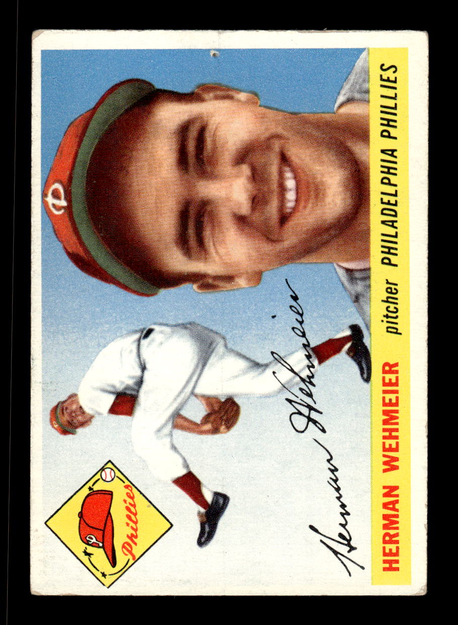1955 Topps #29 Herman Wehmeier Philadelphia Phillies VG CS26017854