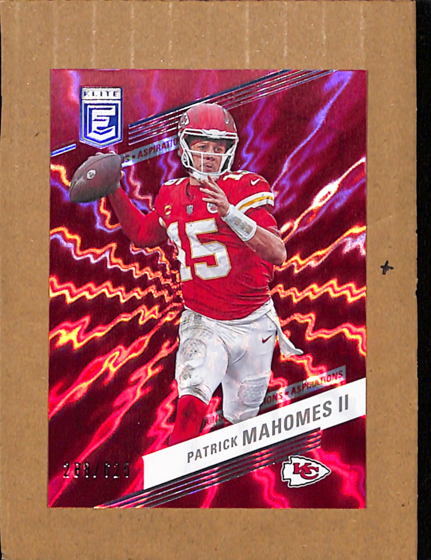 2023 Donruss Elite #83 Patrick Mahomes II #ed 288/625 NMT CS26017870