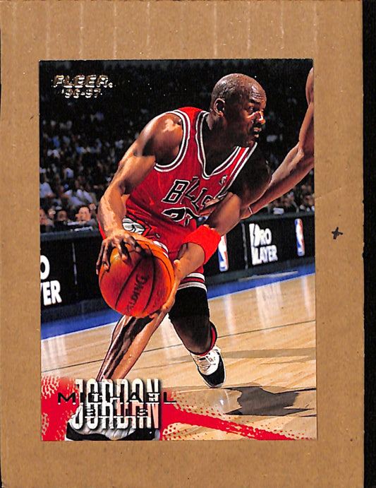 1996-97 Fleer #13 Michael Jordan Chicago Bulls NMT CS26017872