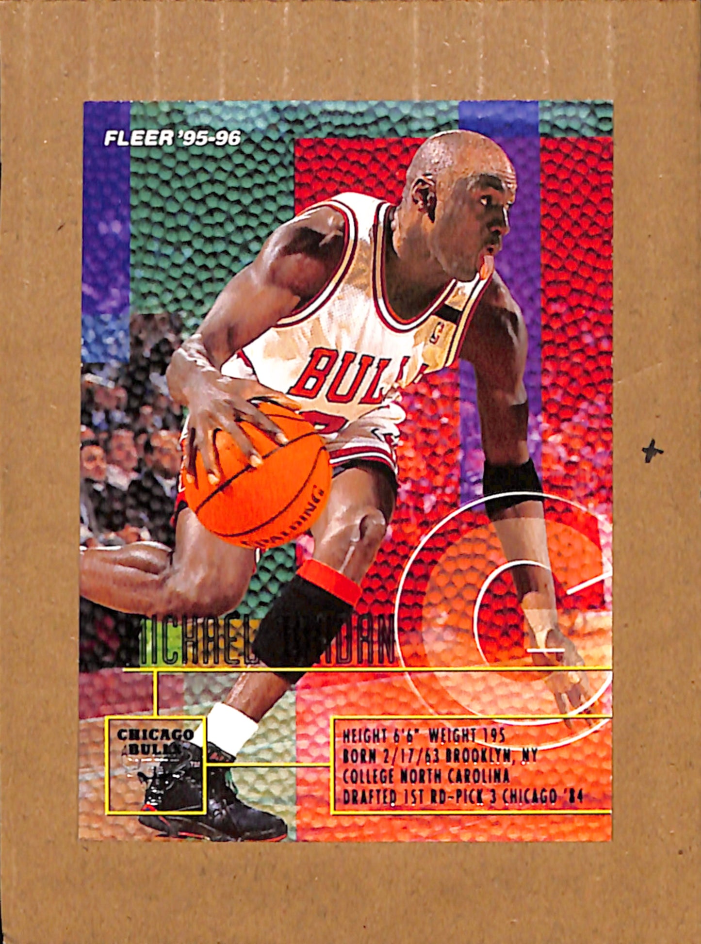 1995-96 Fleer #22 Michael Jordan Chicago Bulls NMT CS26017874