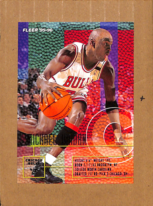 1995-96 Fleer #22 Michael Jordan Chicago Bulls NMT CS26017874
