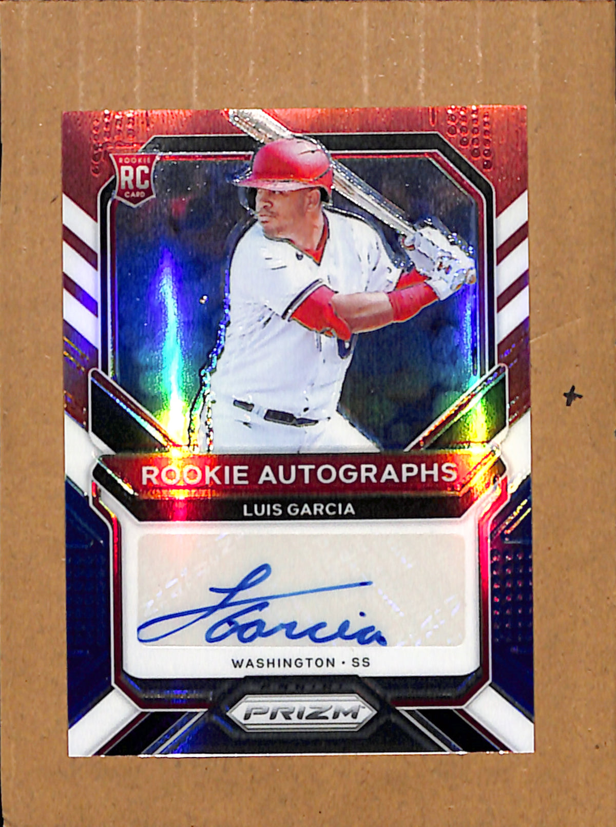 2021 Panini Prizm #RA-LVG Luis Garcia Auto #ed 26/50 NMT CS26017894
