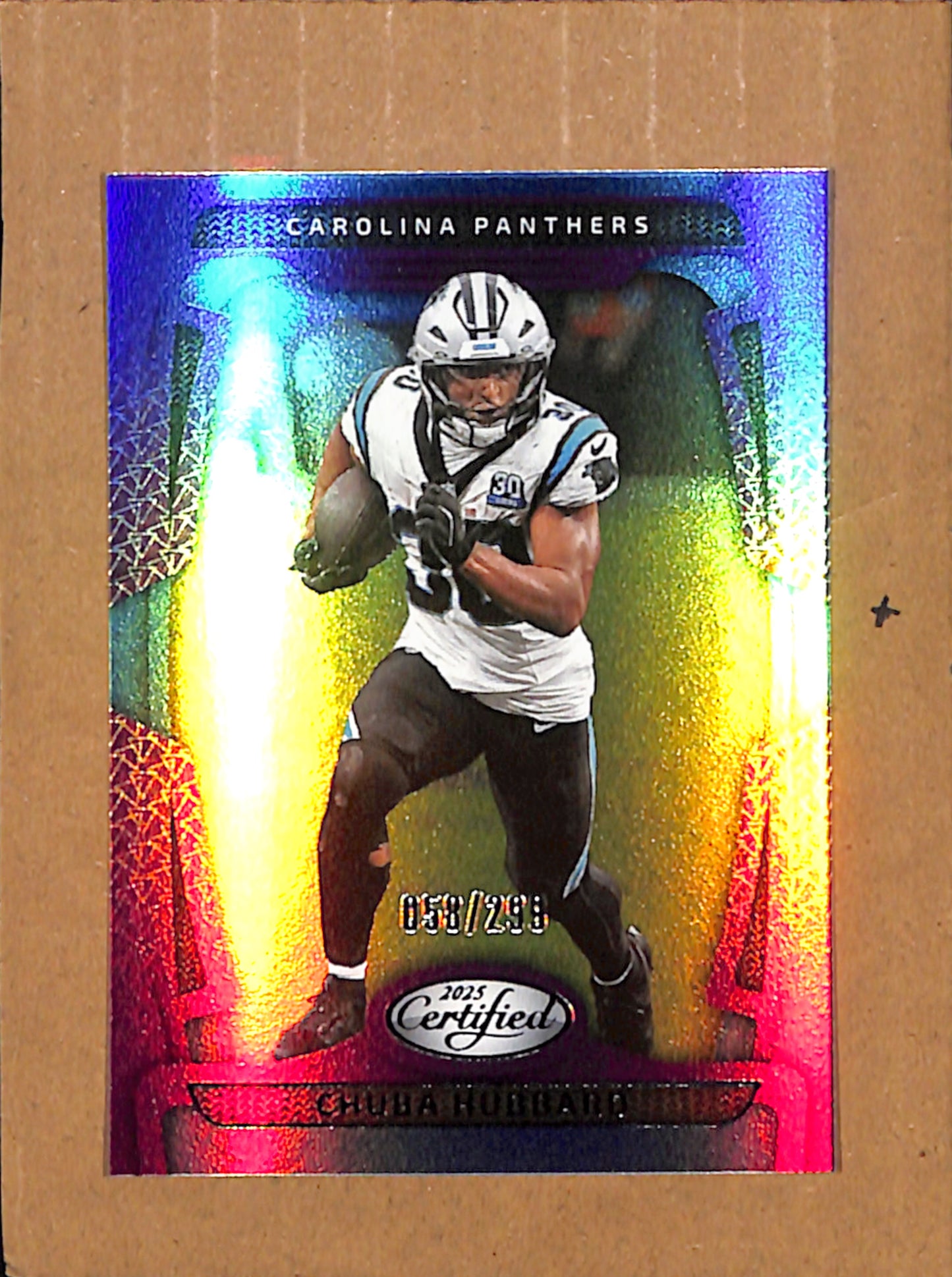 2025 Panini Certified #16 Chuba Hubbard Carolina Panthers NMT CS26017898