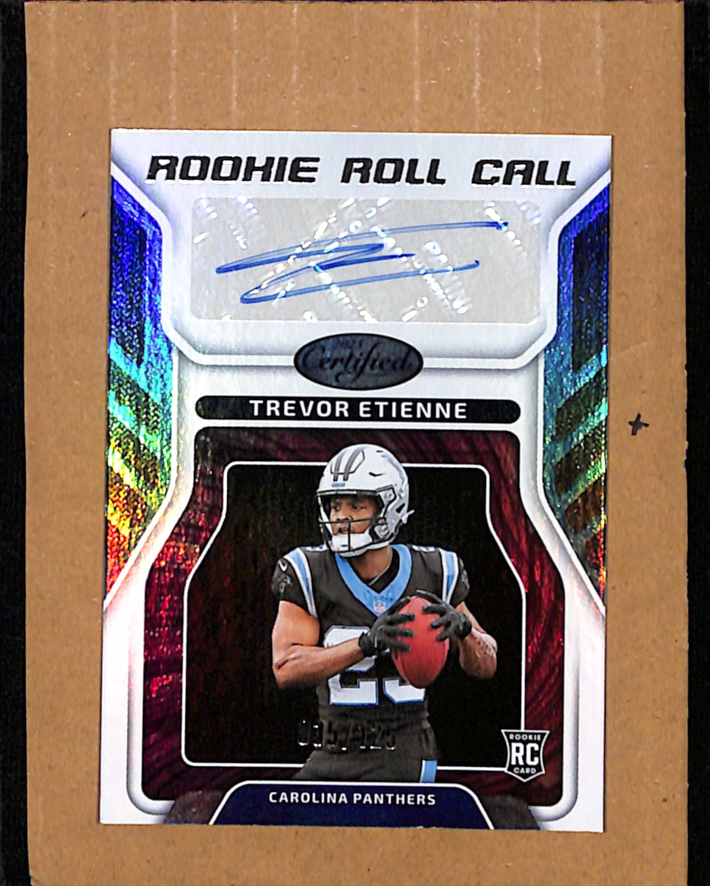 2025 Panini Certified #RRC-TEE Trevor Etienne Carolina Panthers /125 CS26017899