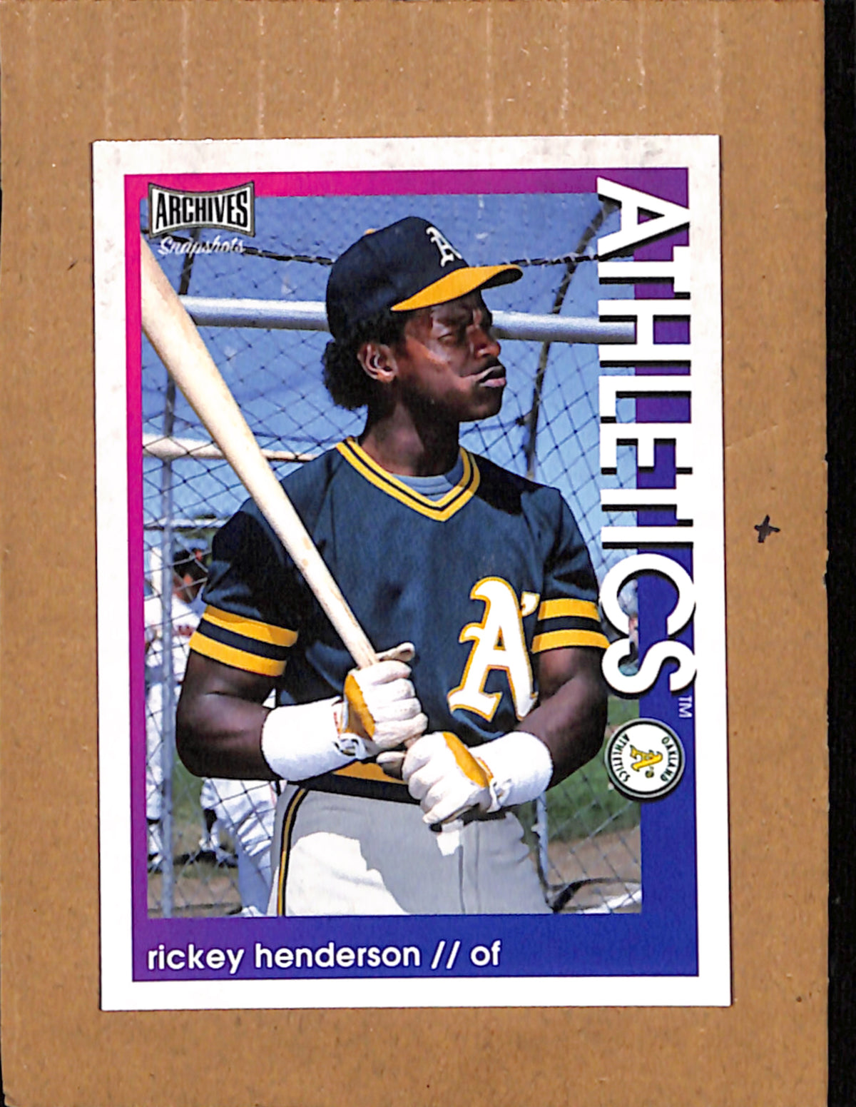 2022 Topps Archives Snapshots #23 Rickey Henderson NMT CS26017914