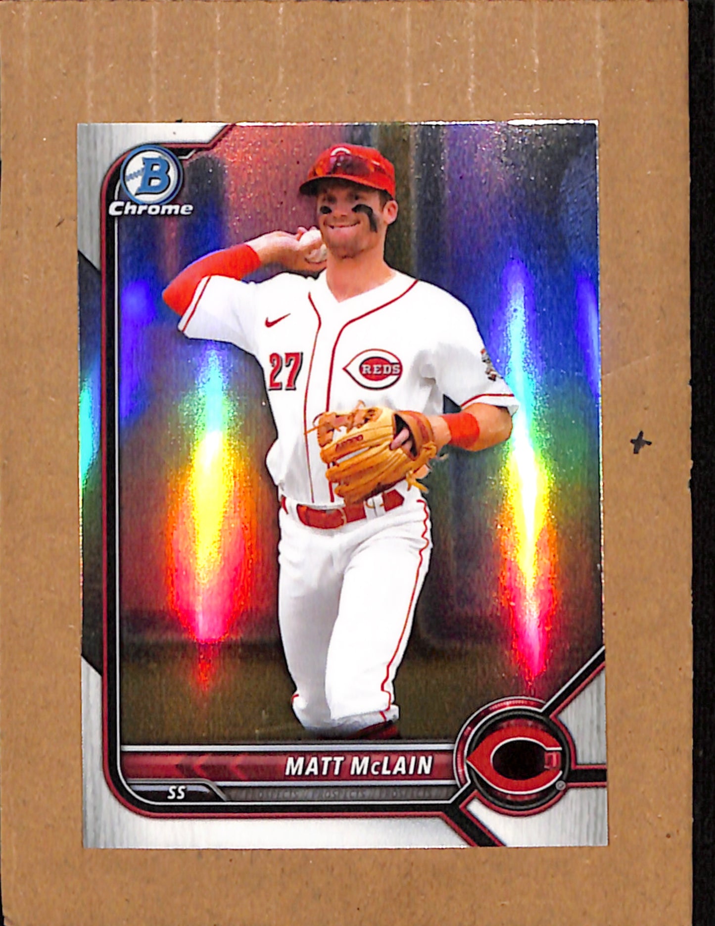 2022 Bowman Draft #BDC-100 Matt McLain Cincinnati Reds NMT CS26017922