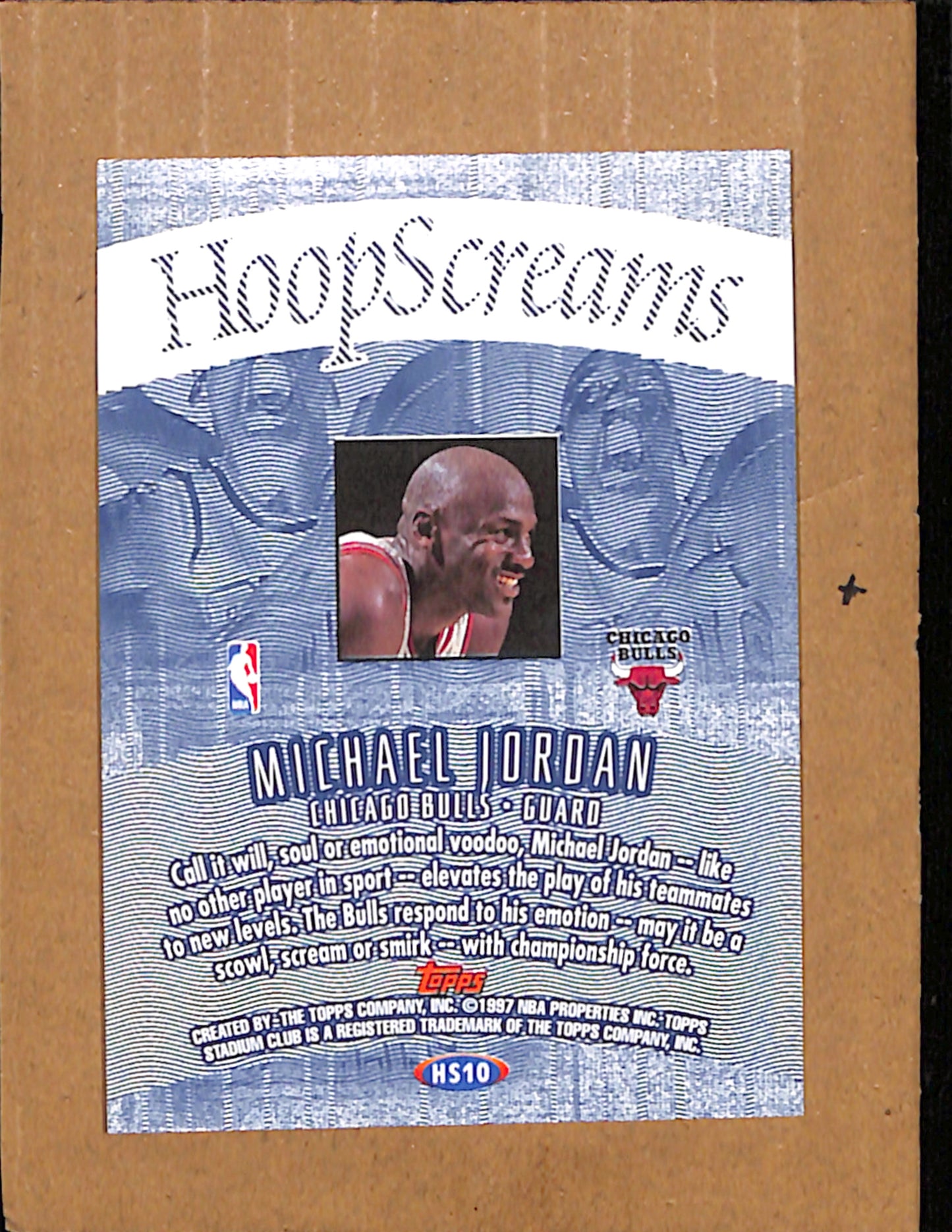 1997-98 Stadium Club #HS10 Michael Jordan Chicago Bulls NMT CS26017933