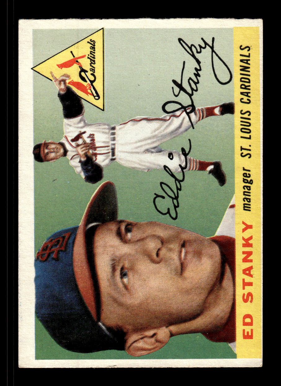 1955 Topps #191 Eddie Stanky St. Louis Cardinals VG CS26017945