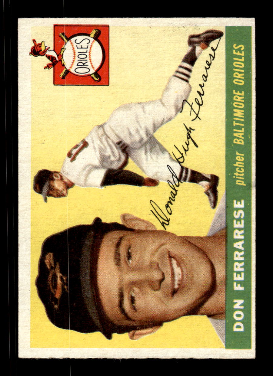 1955 Topps #185 Don Ferrarese Baltimore Orioles VG CS26017954