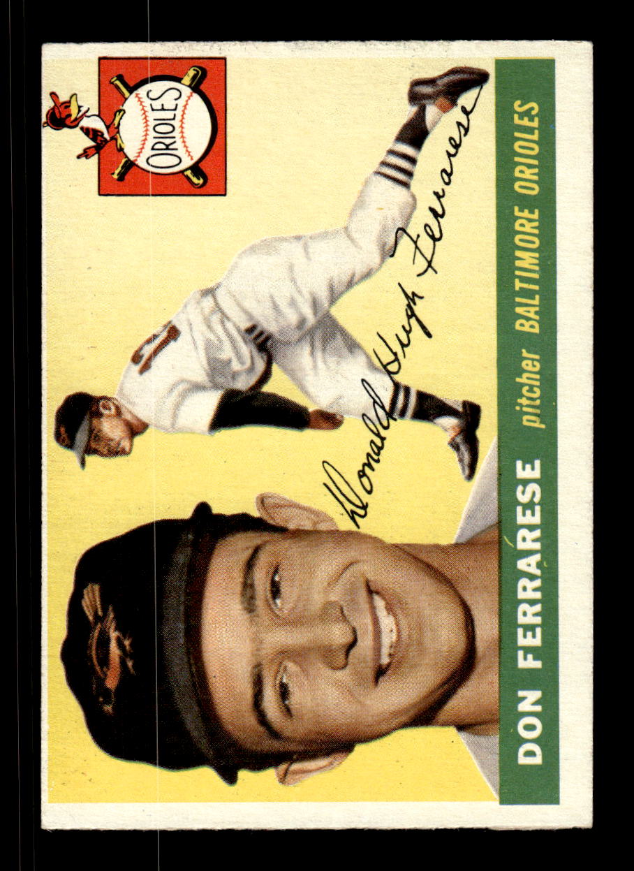 1955 Topps #185 Don Ferrarese Baltimore Orioles VG CS26017955