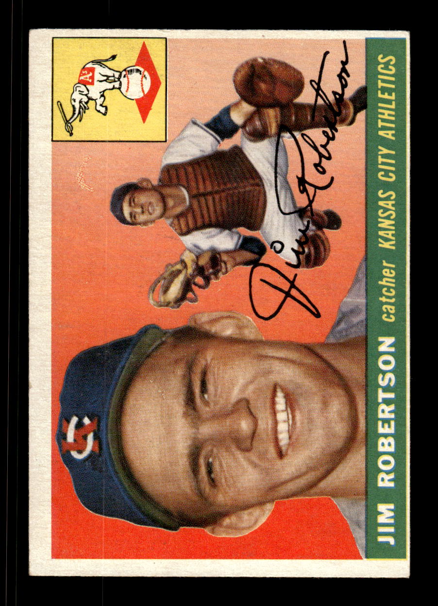 1955 Topps #177 Jim Robertson Kansas City Athletics VG CS26017960