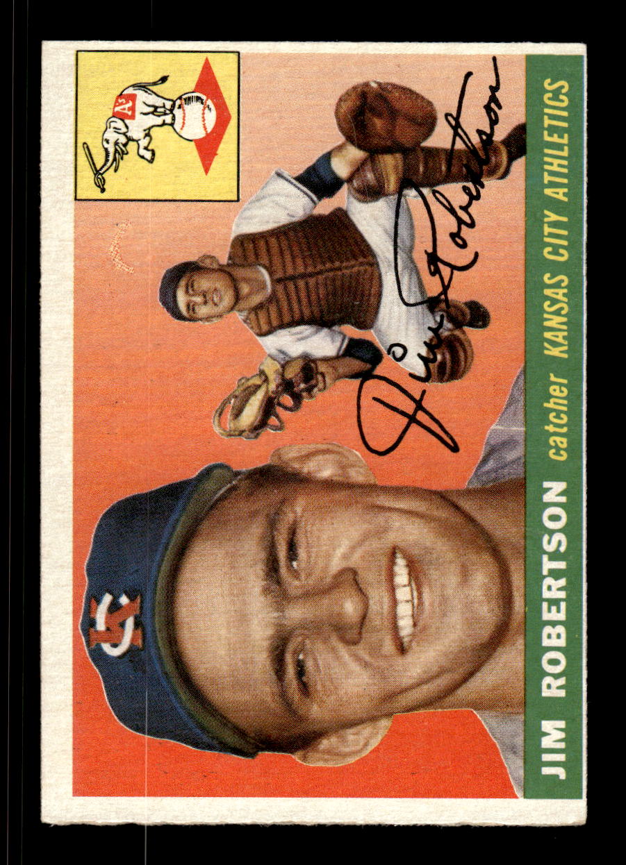 1955 Topps #177 Jim Robertson Kansas City Athletics VG CS26017961