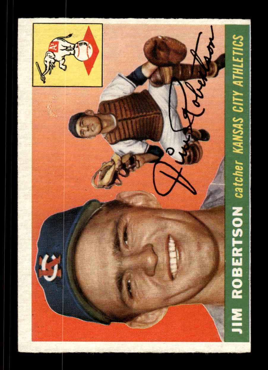 1955 Topps #177 Jim Robertson Kansas City Athletics VG CS26017963