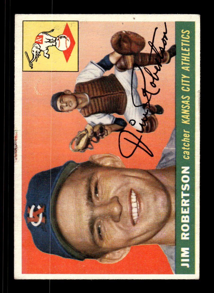 1955 Topps #177 Jim Robertson Kansas City Athletics VG CS26017965