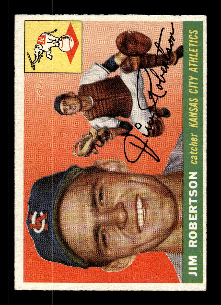 1955 Topps #177 Jim Robertson Kansas City Athletics VG CS26017966