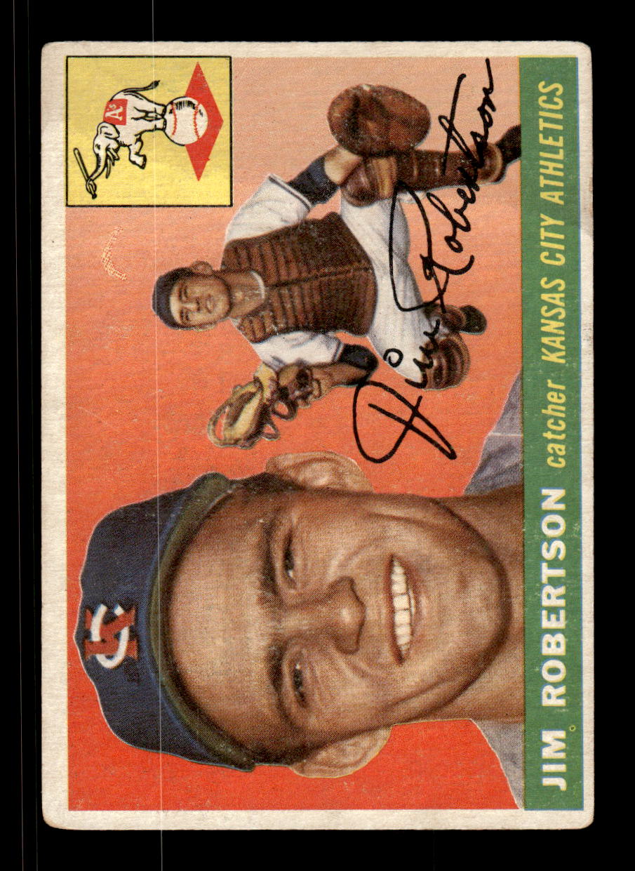 1955 Topps #177 Jim Robertson Kansas City Athletics VG CS26017973