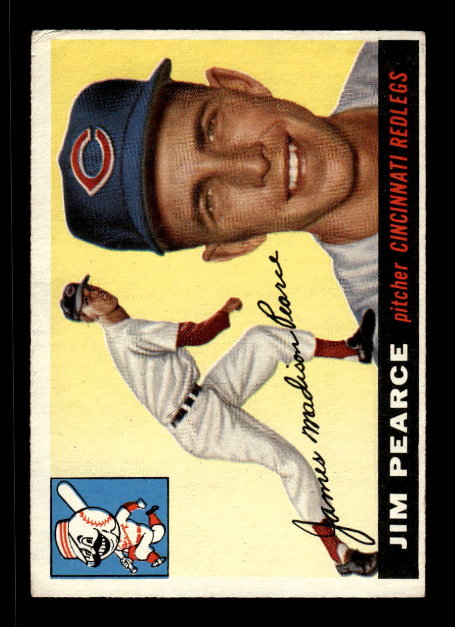 1955 Topps #170 Jim Pearce Cincinnati Redlegs VG CS26017978