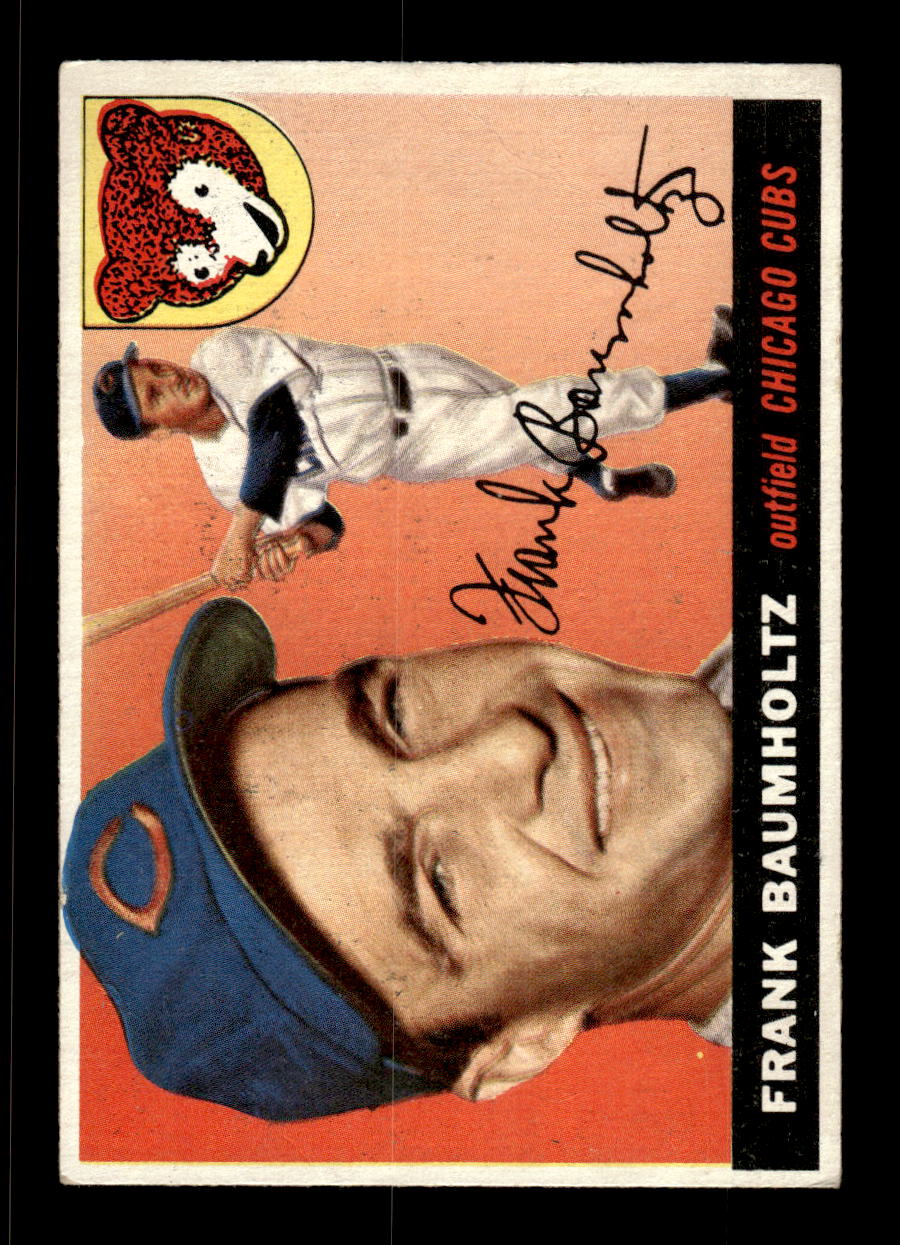 1955 Topps #172 Frank Baumholtz Chicago Cubs VG CS26017980