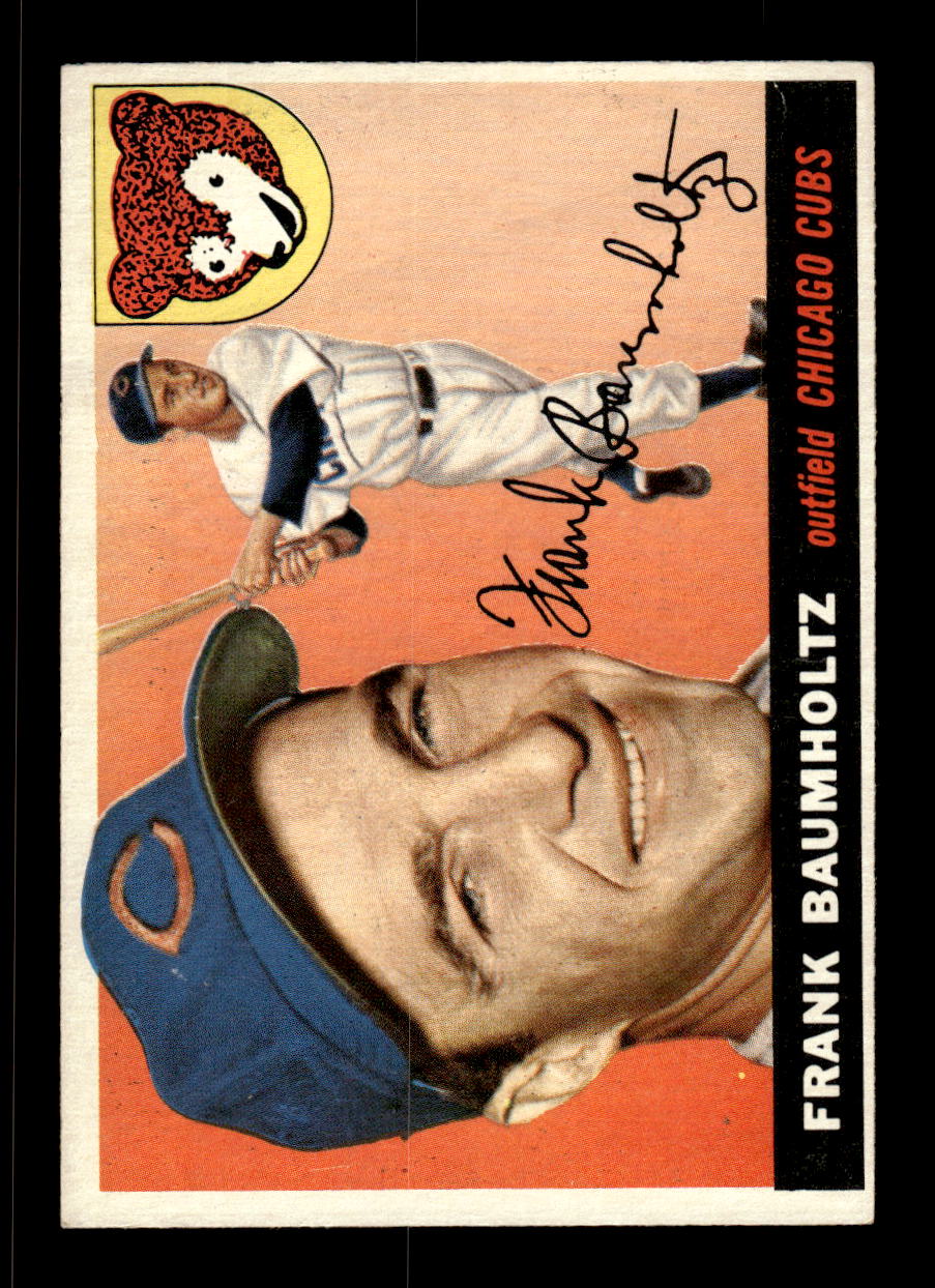 1955 Topps #172 Frank Baumholtz Chicago Cubs VG CS26017981
